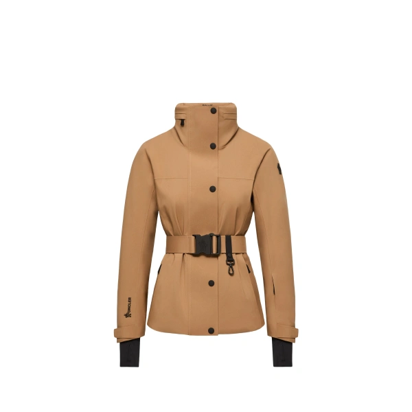 Hainets Insulated Ski Jacket in Camel Beige