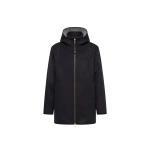 Moncler Hemiptere 3-in-1 Hooded Wool & Cashmere Down Jacket in Navy Blue | Women's Puffer Jackets | Coveti