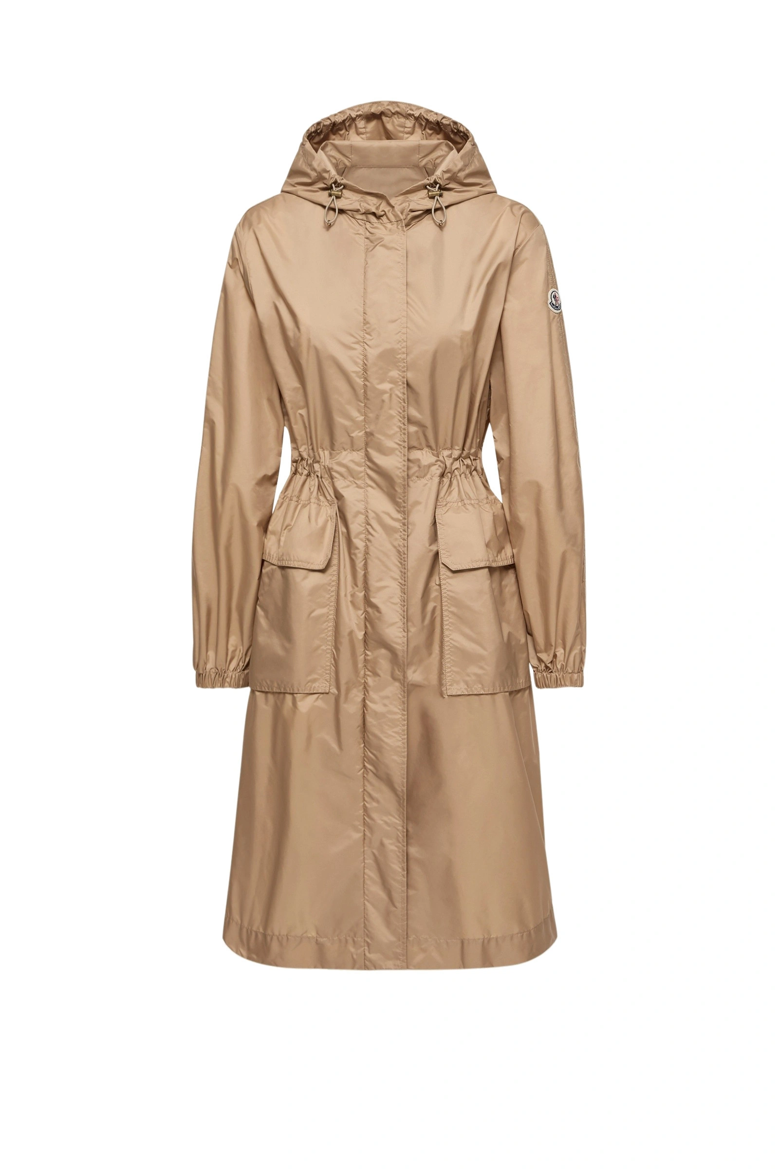 Moncler Hiengos Hooded Parka Coat in Beige Moncler Hiengos Hooded Parka Coat in Beige | Women's Puffer and Down Coats | Coveti