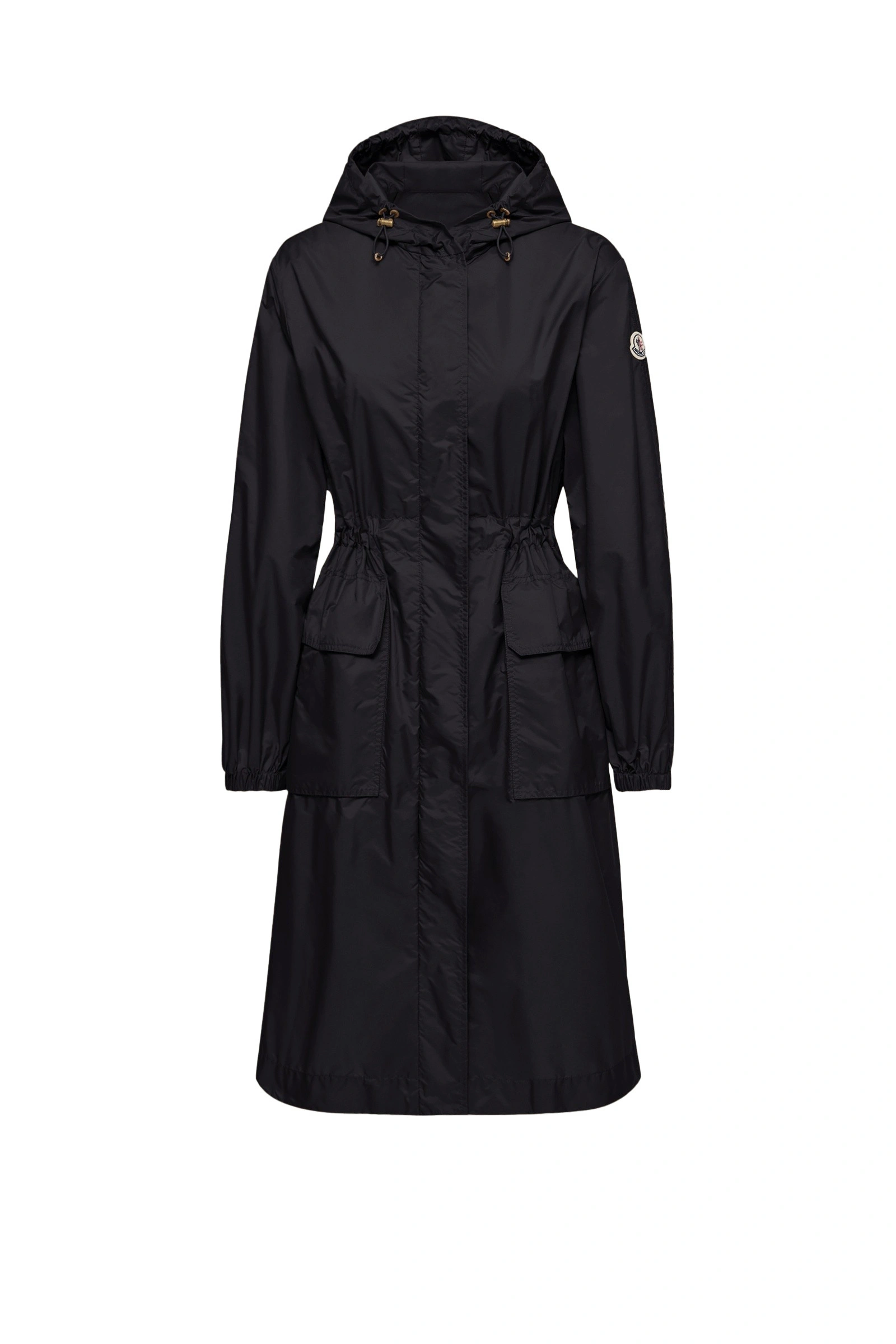 Moncler Hiengos Hooded Parka Coat in Black Moncler Hiengos Hooded Parka Coat in Black | Women's Puffer and Down Coats | Coveti