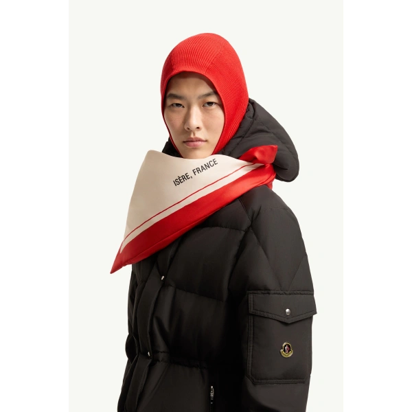 Moncler Himalaya Hooded Short Down Jacket in Black, view 3 | Women's Puffer Jackets | Coveti