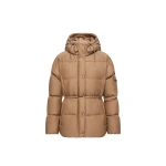 Moncler Himalaya Hooded Short Down Jacket in Light Brown Moncler Himalaya Hooded Short Down Jacket in Light Brown | Women's Puffer Jackets | Coveti