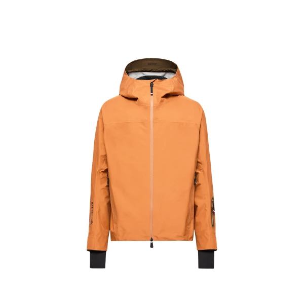 Moncler Hinterburgs Hooded GORE-TEX Ski Shell Jacket in Orange | Men's Skiwear | Coveti