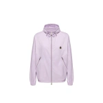 Moncler Hooded Windbreaker in Lilac | Women's Jackets | Coveti
