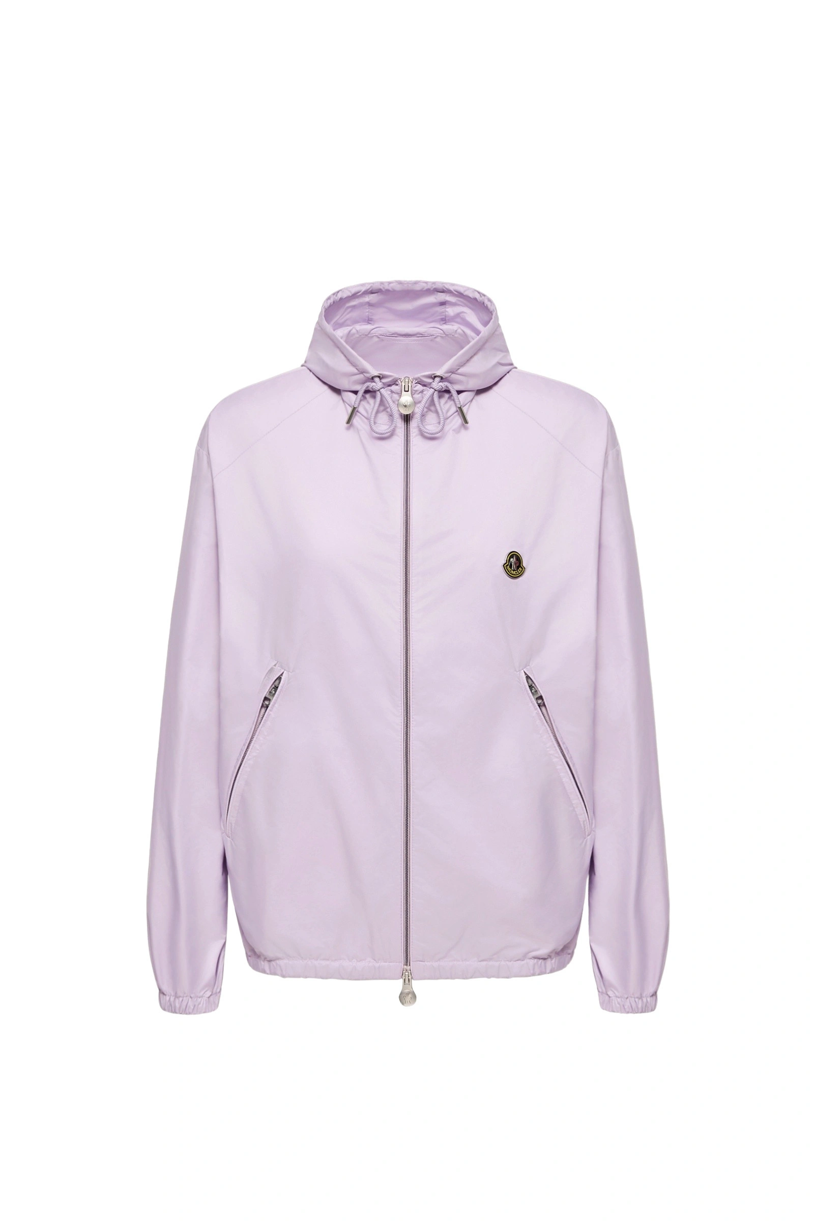 Moncler Hooded Windbreaker in Lilac Moncler Hooded Windbreaker in Lilac | Women's Jackets | Coveti