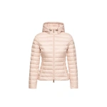 Moncler Igelhood Short Down Jacket in Pink | Women's Puffer Jackets | Coveti