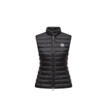 Moncler Igens Down Gilet in Black | Women's Vests and Gilets | Coveti