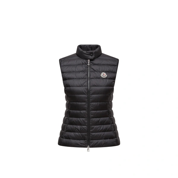 Moncler Igens Down Gilet in Black | Women's Vests and Gilets | Coveti