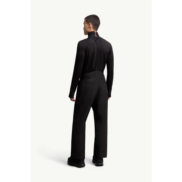 Moncler Insulated GORE-TEX Ski Bib in Black, view 5 | Men's Skiwear | Coveti