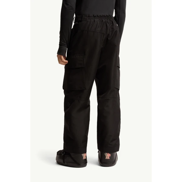 Moncler Insulated Ski Trousers in Black, view 5 | Men's Skiwear | Coveti