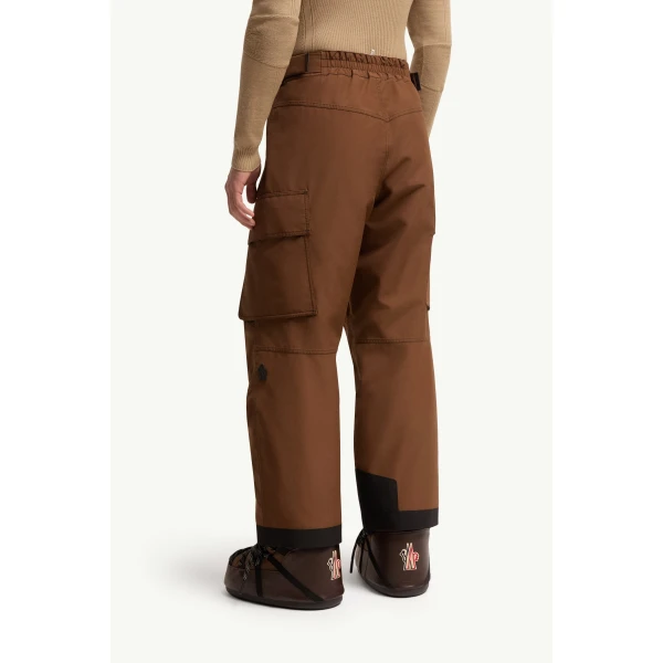 Moncler Insulated Ski Trousers in Brown, view 5 | Men's Skiwear | Coveti