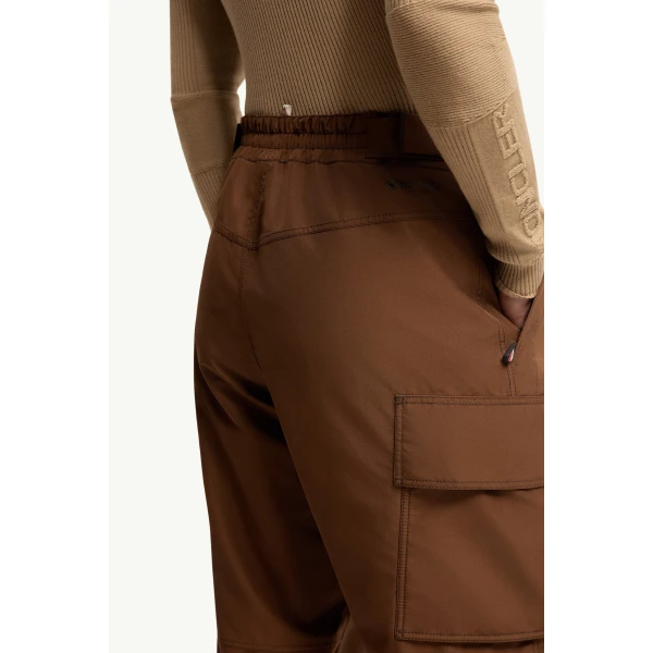 Moncler Insulated Ski Trousers in Brown, view 6 | Men's Skiwear | Coveti