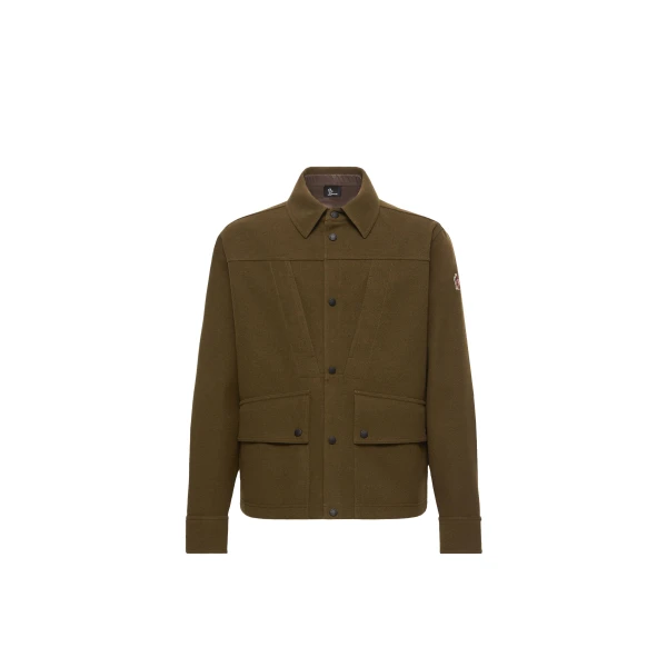 Interlock Long Sleeve Shirt in Olive Green
