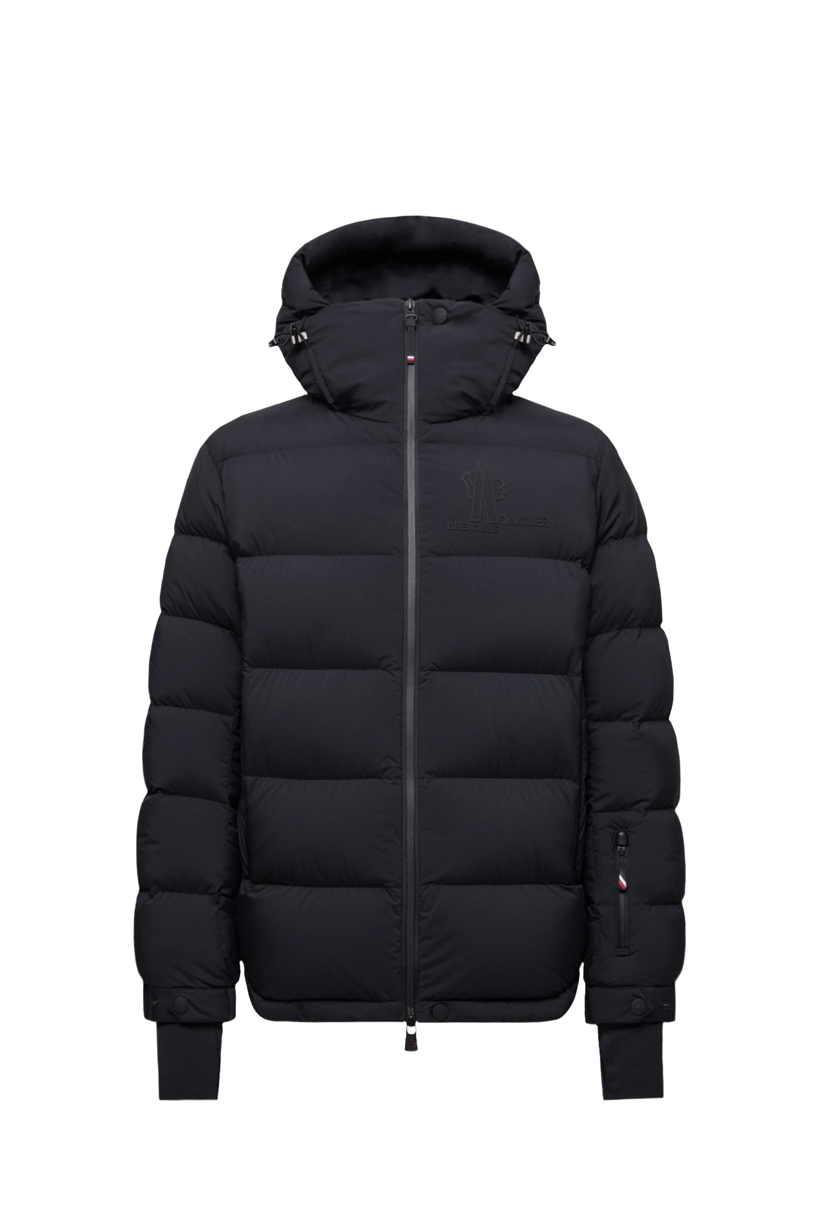 Moncler Isorno Hooded Insulated Ski Jacket in Black Moncler Isorno Hooded Insulated Ski Jacket in Black | Men's Skiwear | Coveti