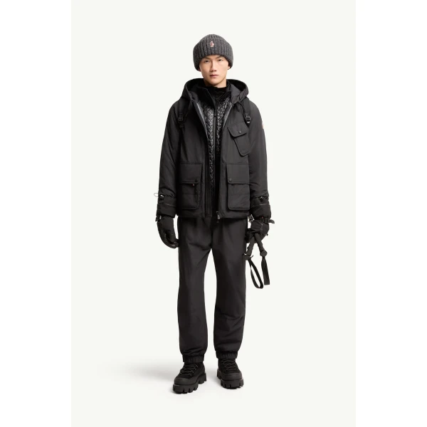 Moncler Jogging Trousers in Black, view 2 | Men's Trousers | Coveti