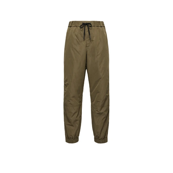 Moncler Jogging Trousers in Olive Green | Men's Trousers | Coveti