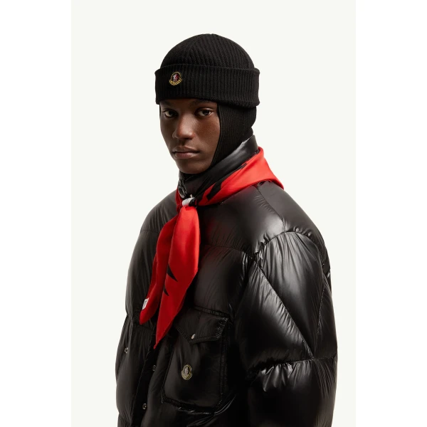 Moncler Karakorum Hooded Short Down Jacket in Black, view 3 | Men's Jackets | Coveti