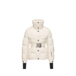 Moncler Karshi Insulated Ski Jacket in White | Women's Ski Jackets | Coveti