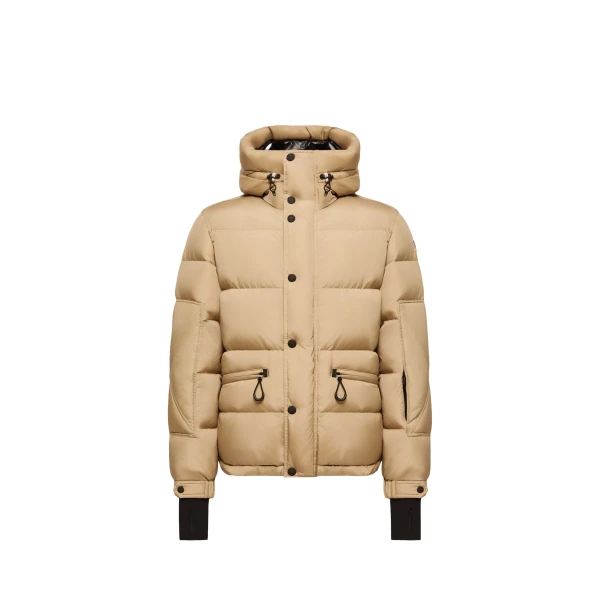 Kasanka Hooded Insulated Ski Jacket in Beige