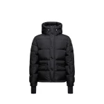 Moncler Kasanka Hooded Insulated Ski Jacket in Black | Men's Skiwear | Coveti