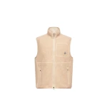 Moncler Knit Gilet in Light Beige | Men's Knitwear | Coveti