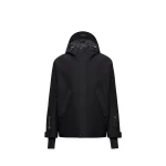 Moncler Lambir Hooded GORE-TEX Ski Jacket in Black | Men's Skiwear | Coveti
