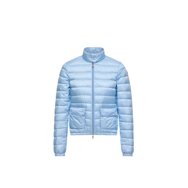 Lans Packable Short Down Jacket in Light Blue