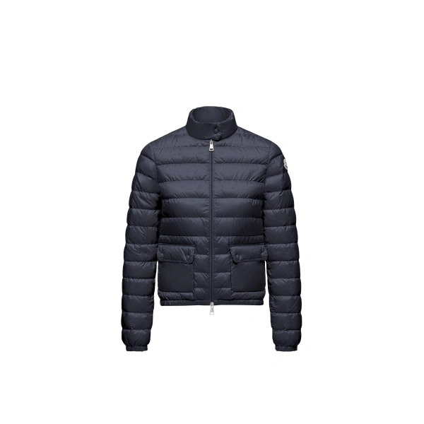 Lans Packable Short Down Jacket in Night Blue