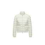 Moncler Lans Packable Short Down Jacket in White | Women's Puffer Jackets | Coveti