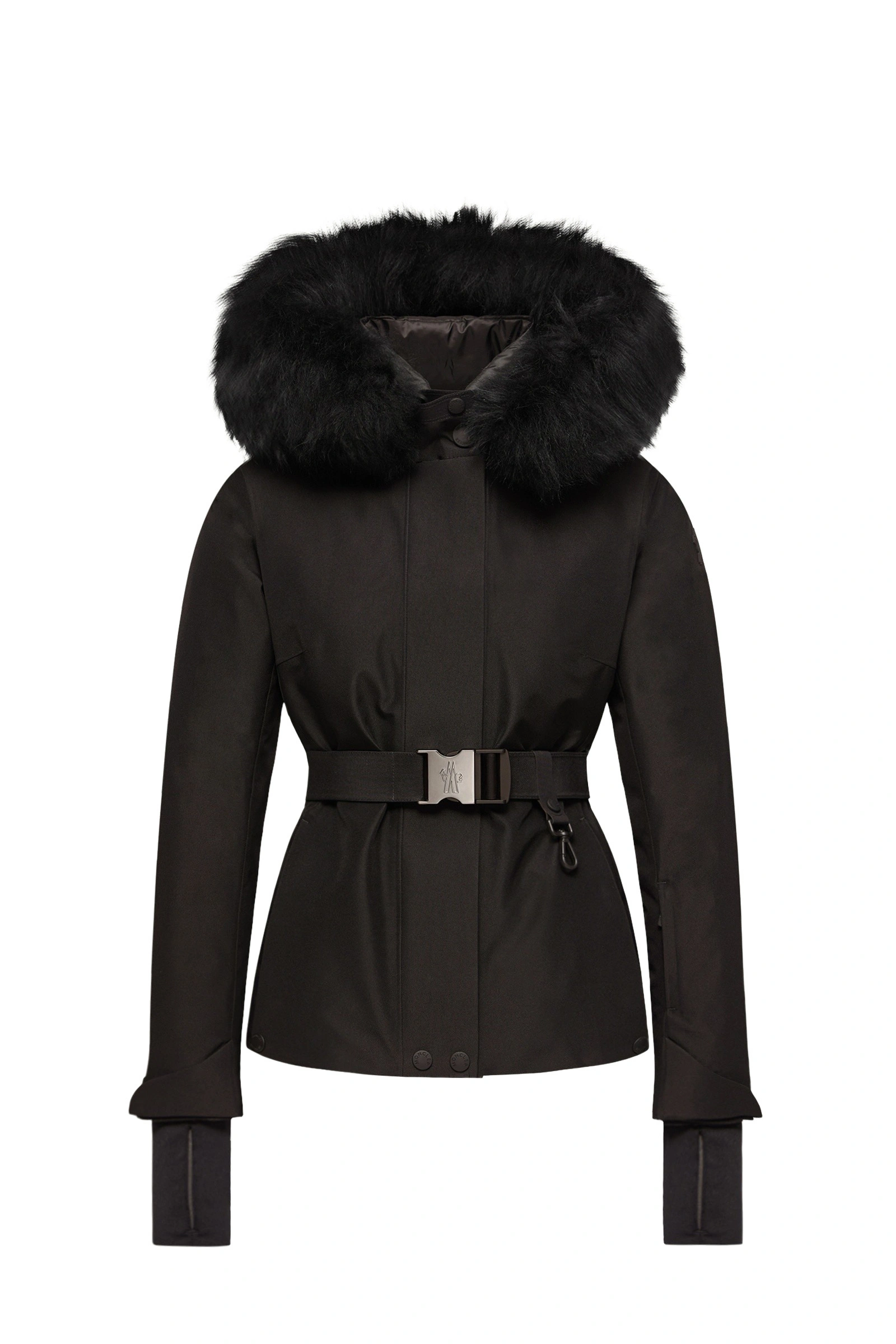 Moncler Laplance GORE-TEX Shearling-Trimmed Hooded Insulated Ski Jacket in Black Moncler Laplance GORE-TEX Shearling-Trimmed Hooded Insulated Ski Jacket in Black | Women's Ski Jackets | Coveti