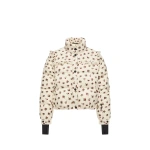 Moncler Larosiere Insulated Ski Jacket in White Ivory | Women's Ski Jackets | Coveti