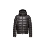 Moncler Lauros Hooded Short Down Jacket in Black Moncler Lauros Hooded Short Down Jacket in Black | Men's Jackets | Coveti