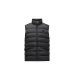 Moncler Lechtal Down Gilet in Black Moncler Lechtal Down Gilet in Black | Men's Jackets | Coveti