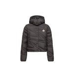 Moncler Leona 2-in-1 Hooded Short Down Jacket in Black | Women's Puffer Jackets | Coveti