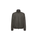 Moncler Limberl Flannel Short Down Jacket in Dark Gray | Men's Jackets | Coveti