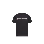 Moncler Logo Cotton Blend T-Shirt in Black | Men's T-shirts | Coveti