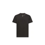 Moncler Logo Cotton Jersey T-Shirt in Black | Men's T-shirts | Coveti