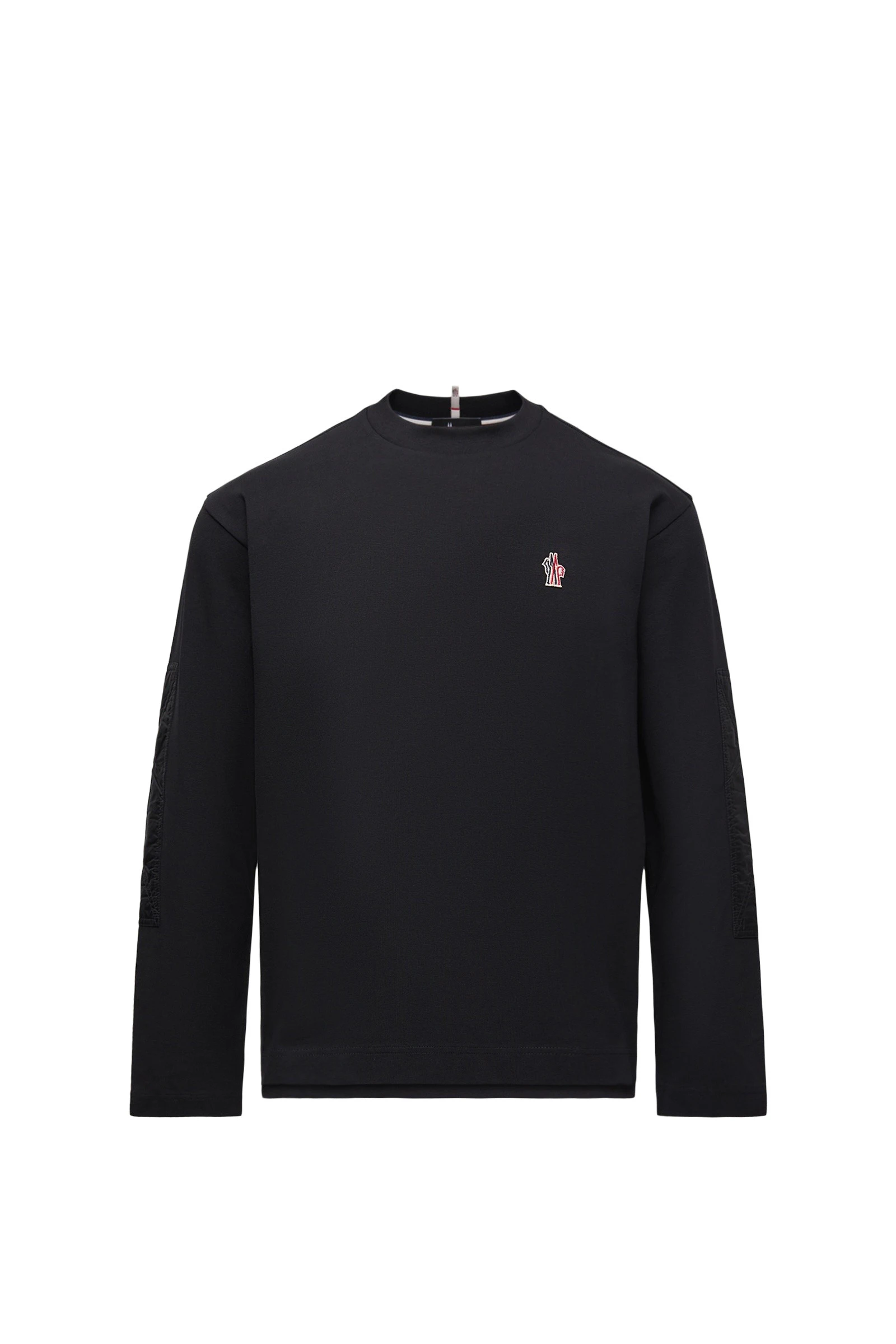 Moncler Logo Cotton Long Sleeve T-Shirt in Black Moncler Logo Cotton Long Sleeve T-Shirt in Black | Men's T-shirts | Coveti