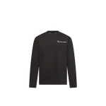 Moncler Logo Long Sleeve Cotton T-Shirt in Black | Men's T-shirts | Coveti