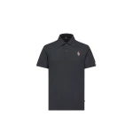 Moncler Logo Patch Polo Shirt in Navy Blue Moncler Logo Patch Polo Shirt in Navy Blue | Men's T-shirts | Coveti