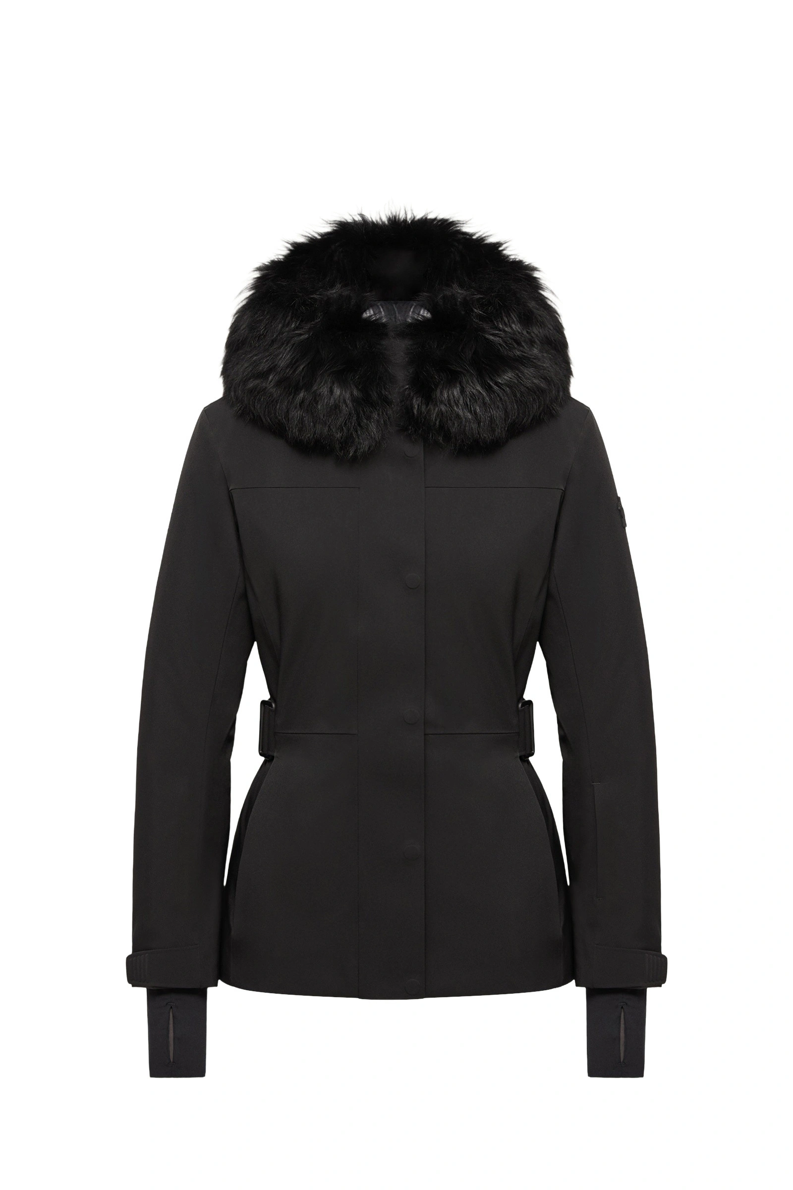Moncler Loira Hooded Padded Ski Jacket in Black Moncler Loira Hooded Padded Ski Jacket in Black | Women's Ski Jackets | Coveti