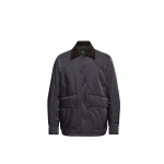 Moncler Louron Corduroy-Trimmed Short Down Jacket in Navy Blue | Men's Jackets | Coveti