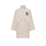 Moncler LoveFrom Moncler Long Parka Jacket in Light Beige | Men's Jackets | Coveti