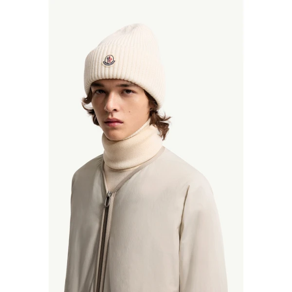 Moncler LoveFrom Moncler Moncore Mid-Length Down Jacket in Light Beige, view 4 | Men's Jackets | Coveti