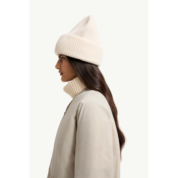 Moncler LoveFrom Moncler Moncore Mid-Length Down Jacket in Light Beige, view 5 | Men's Jackets | Coveti