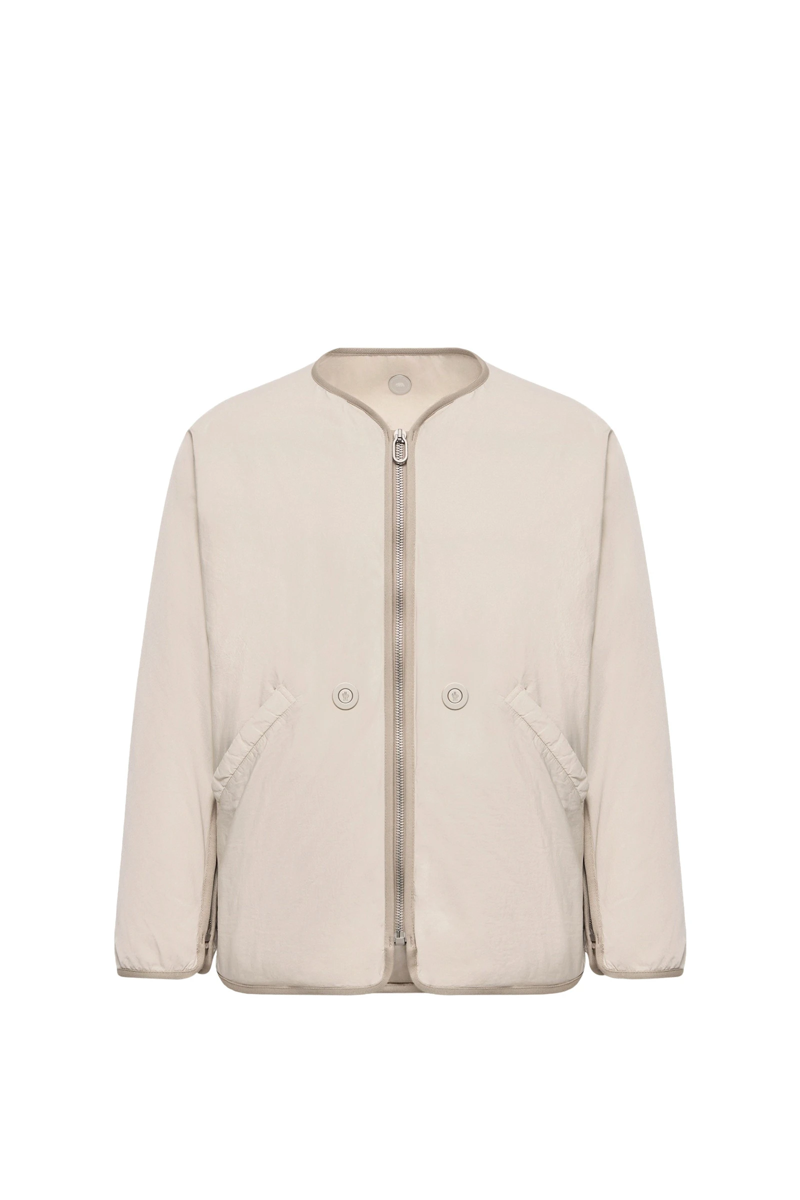 Moncler LoveFrom Moncler Moncore Mid-Length Down Jacket in Light Beige Moncler LoveFrom Moncler Moncore Mid-Length Down Jacket in Light Beige | Men's Jackets | Coveti