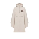 Moncler LoveFrom Moncler Poncho in Light Beige | Men's Jackets | Coveti