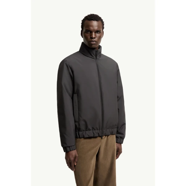 Moncler Luserna Short Down Jacket in Black, view 4 | Men's Jackets | Coveti