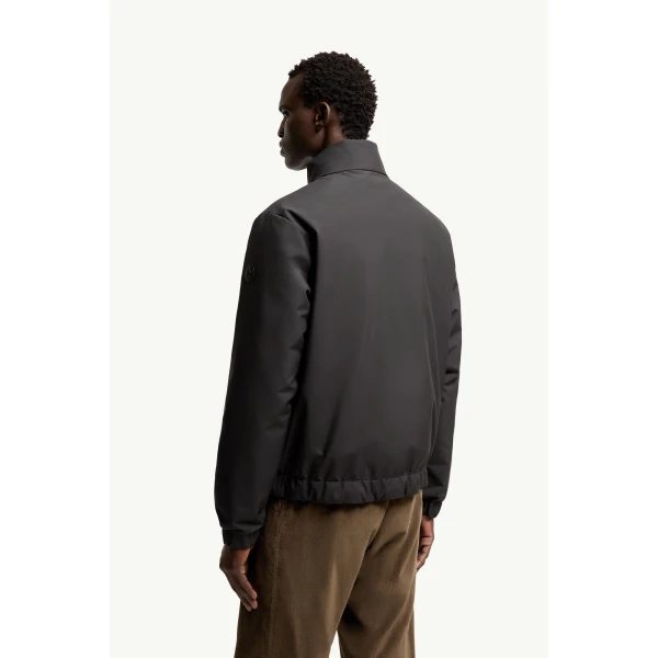 Moncler Luserna Short Down Jacket in Black, view 5 | Men's Jackets | Coveti