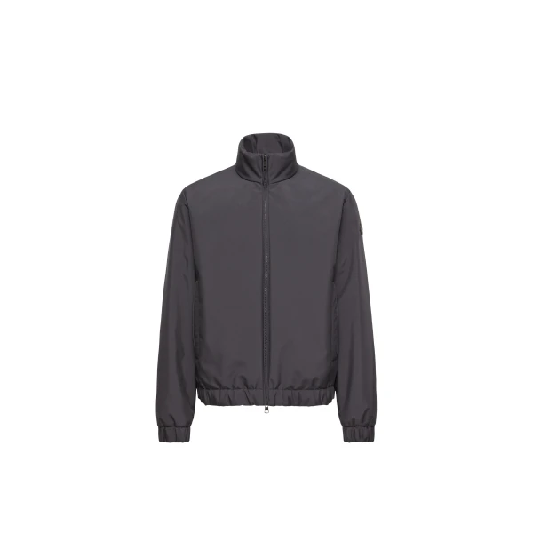Moncler Luserna Short Down Jacket in Navy Blue | Men's Jackets | Coveti